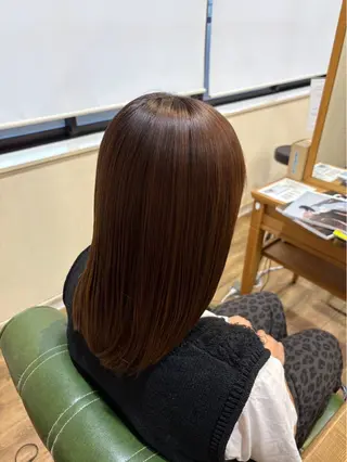 ミディアム mahae 林のヘアスタイル