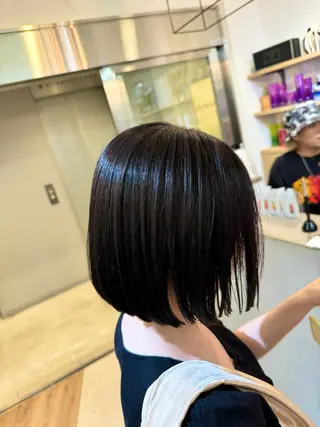 ミディアム 箕面/ボブ/ 髪質改善/加藤優眞のヘアスタイル