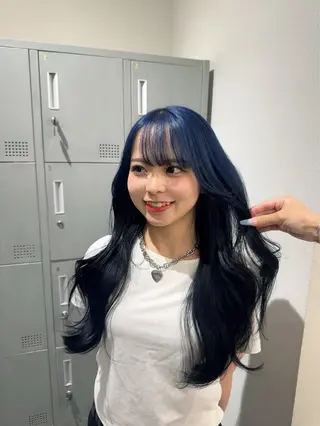 ロング 透明感カラー/レイ ヤーカット/KaHoのヘアスタイル