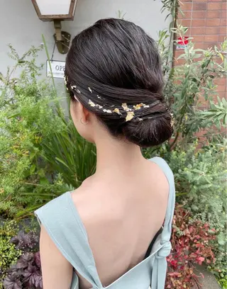 ミディアム ヘアアレンジ KURIA‪‪*⋆ஐ ブリーチ/韓国ヘアのヘアスタイル