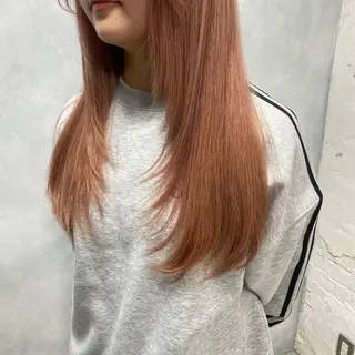 ロング カラー 韓国・網紅 🦋HONOKA🦋のヘアスタイル