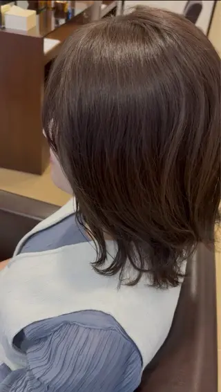 ミディアム カラー ヘアアレンジ hair salon riri所属・寺村 萌々佳のヘアスタイル