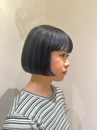 ショート カラー なかの りなのヘアスタイル