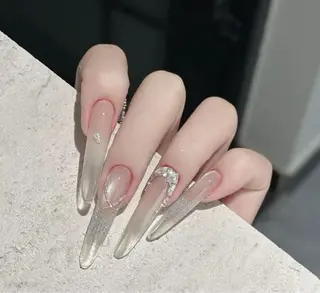 ネイル 長さだし専門 ありさのネイルデザイン