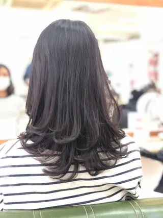 ロング カラー パーマ 美容室garden所属・岩下 葉平(店長)のヘアスタイル