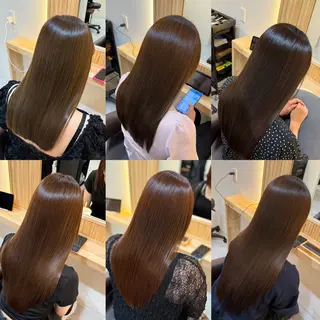 セミロング attrait南堀江所属・KAISEI髪質改善 /縮毛矯正のヘアスタイル