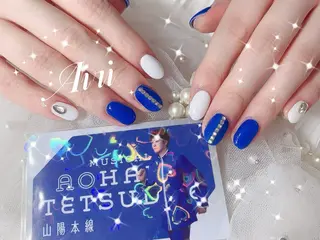 ネイル ネイルサロンAiri 長さ出し·シンプルのネイルデザイン