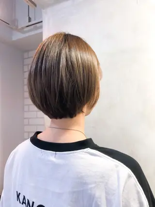 ショート ボブ×縮毛矯正 ryotaのヘアスタイル