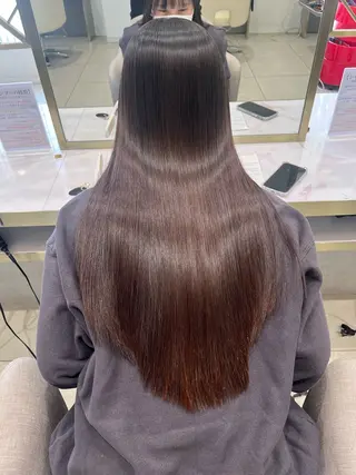 ロング 吹田 駿 髪質改善縮毛矯正のヘアスタイル