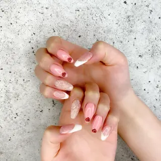 ロング カラー パーマ ヘアアレンジ メンズ キッズ ネイル マツエク・マツパ Salon Ｋのネイルデザイン