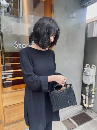 ショート カラー ヘアアレンジ stand所属・ニュアンスヘア🌔 nanakoのヘアスタイル