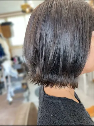 ミディアム カラー hair works raptureのヘアスタイル