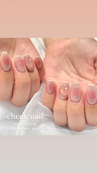 ネイル 淡色ネイル 🎀moeのネイルデザイン