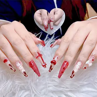 ネイル ANH ゴテゴテネイルのネイルデザイン