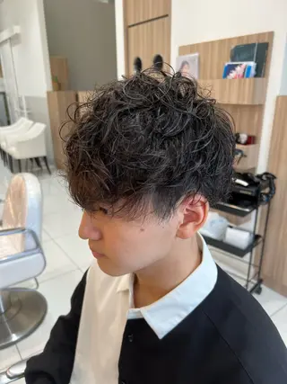 ショート パーマ メンズ 💫副店長💫 篠崎 はやとのヘアスタイル
