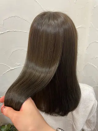 ロング カラー パーマ 《髪質改善 UN BLEACH》のヘアスタイル