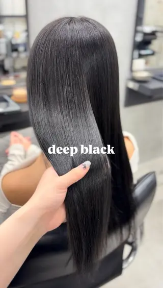 ロング 角田 萌夏のヘアスタイル