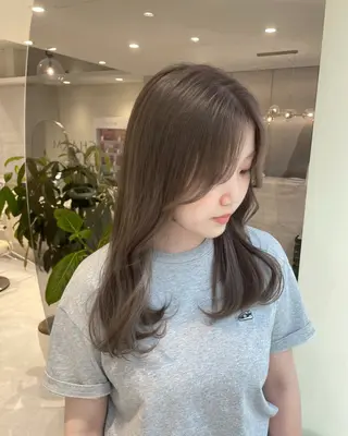 ロング カラー ブリーチなし/透明感 カラー🕊️坂入上総のヘアスタイル