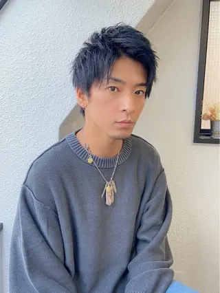 ショート メンズ メンズ/スパイキー ショート/isseyのヘアスタイル