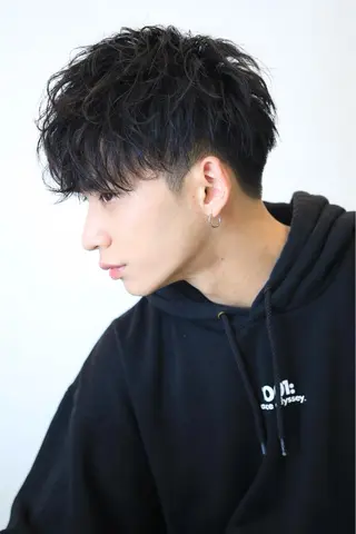 パーマ メンズ 天王寺 メンズ専門、北本未来のヘアスタイル