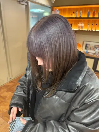 ミディアム カラー ROSTAR セイゴのヘアスタイル