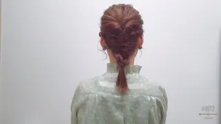 ミディアム ヘアアレンジ 暖色カラー🍊 ボブ🌿顔周りcutのヘアスタイル