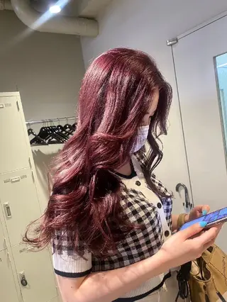 カラー 🍒renka🍒 ボブ/ショート/暖色のヘアスタイル