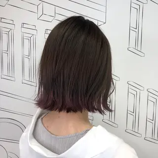 ショート カラー レイヤー,ボブ / 彩未のヘアスタイル