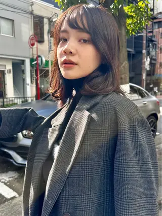 ミディアム カラー Ocean Hair&Life  【オーシャンヘアーアンドライフ】所属・水田 成美のヘアスタイル