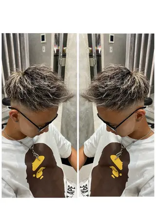 ショート カラー メンズ 🐉『メンズ美容師』 吉田龍星🐉のヘアスタイル