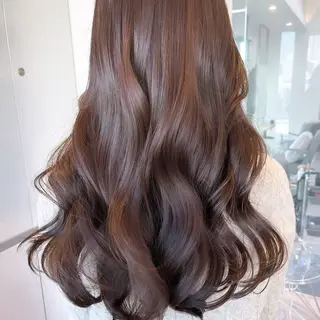 ロング カラー ヘアアレンジ Aloa透明感ヘア ♡kanami♡のヘアスタイル