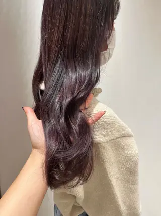 セミロング カラー 🐺ウルフ/レイヤー 似合わせ‎🤍沙羅のヘアスタイル