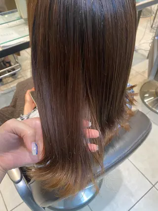 ミディアム 韓国ヘア🍒渡辺 咲🍒のヘアスタイル