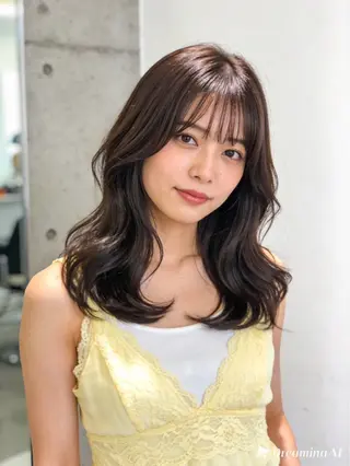 セミロング 店長/ショートウルフ 髪質改善/近藤大二郎のヘアスタイル