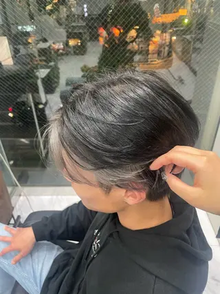 カラー メンズ 🐥くまがい💛 ダブルカラー／パーマのヘアスタイル