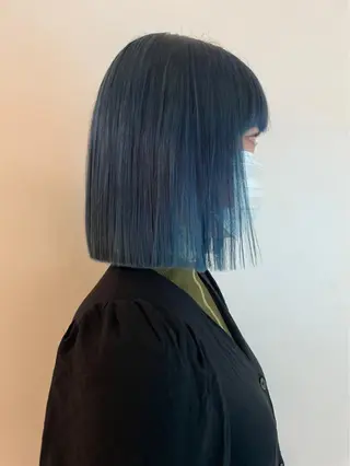 ミディアム カラー ヘアアレンジ ハイトーン特化 pepe🎀のヘアスタイル