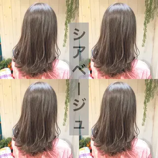 ミディアム カラー 縮毛矯正⭐️ TAKAHIROのヘアスタイル