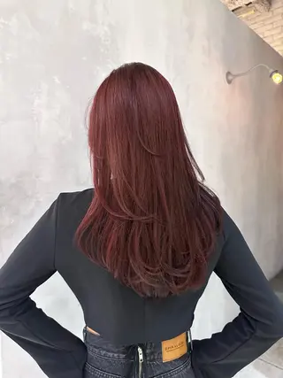 セミロング 韓国ヘア/顔周り ヘアセット/加藤優里のヘアスタイル