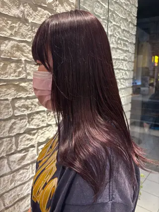 セミロング カラー Suzu🪽 大宮美容室のヘアスタイル