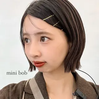 ショート カラー ヘアアレンジ 🌱ボブ/レイヤー/ ベージュ/あやみ✨のヘアスタイル