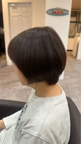 ショート カラー Agu hair muta 大牟田所属・スタイリスト 大山佑将のヘアスタイル