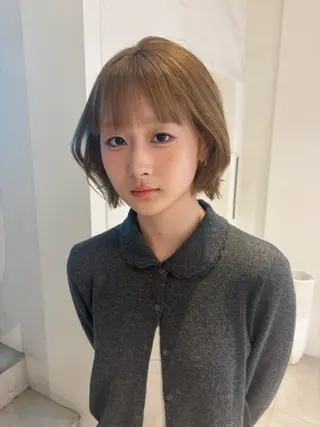 カラー ハイトーン/ハッシュ カット/senaのヘアスタイル