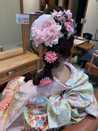 ロング ヘアアレンジ 透明感カラー🫧🌈 似合わせカット✂︎のヘアスタイル