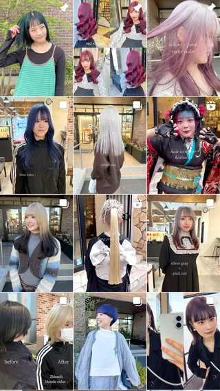 COCOLOeAST所属・yumeno🫧 ハイトーン/ボブ🕊のヘアスタイル