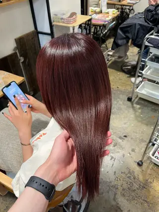 セミロング カラー パーマ指名👑No. 1/koutaのヘアスタイル