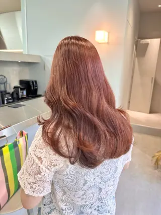 ロング カラー 染谷 遥花のヘアスタイル