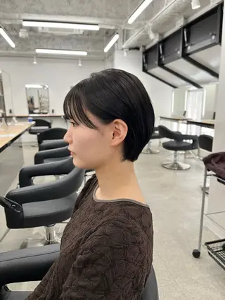 ショート モテヘア/グレージュ /ボブ/前原汐🎐のヘアスタイル