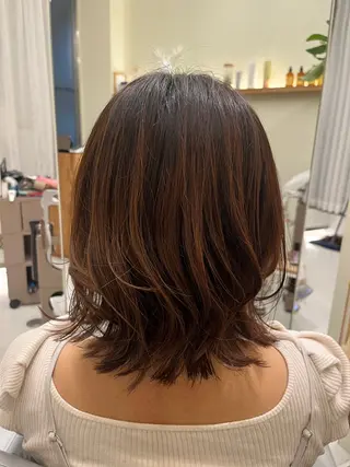 ミディアム 髪質改善/縮毛矯正 艶髪🔥高杉のヘアスタイル