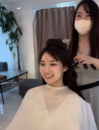 大人可愛いヘアメイク 💋🧚‍♀️しずかのヘアスタイル