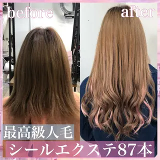 ロング カラー パーマ ヘアアレンジ 八巻 晴香のヘアスタイル